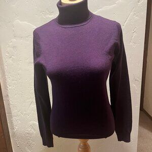Brooks Brothers Merino Wool Turtleneck Sweater, Size M